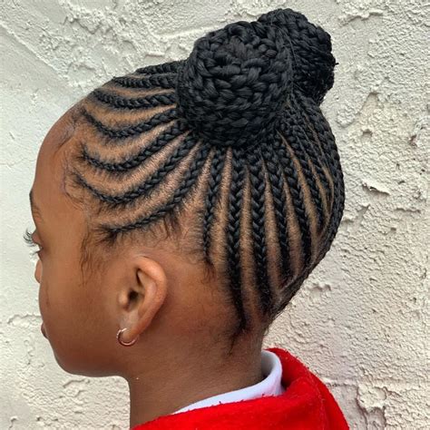 black hairstyles braids in a bun|braided buns black girl.